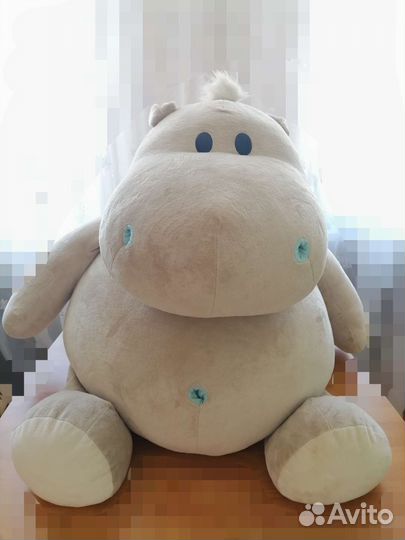 Мягкая игрушка бегемот