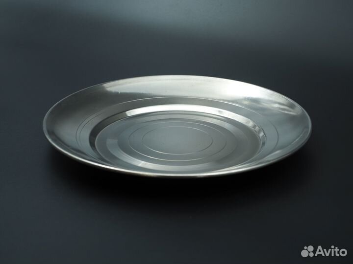 Тарелка десертная 20см нерж(350мл) Катунь