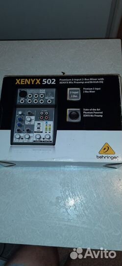 Цифровой микшерный пульт behringer xenyx 502