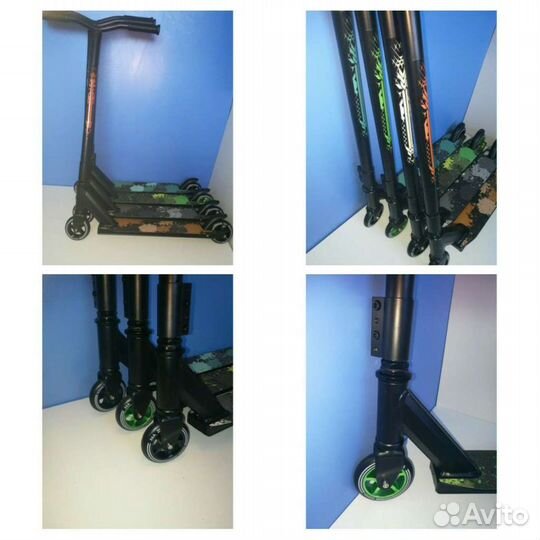 Трюковой самокат нагрузка 100 кг