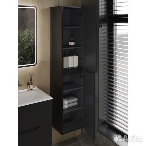 Пенал подвесной 35 правый черный Orange Li-35Pub