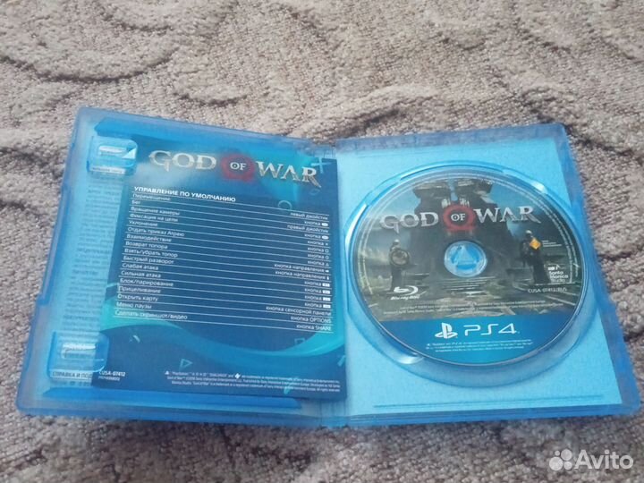 Диск God of war ps4