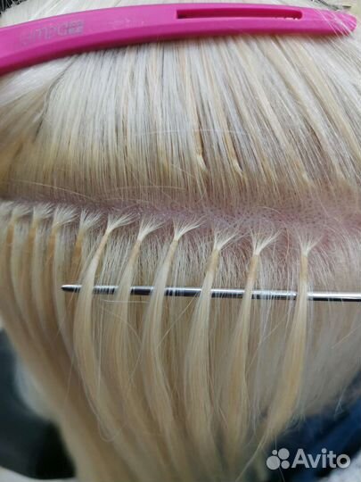 Снятие наращённых волос