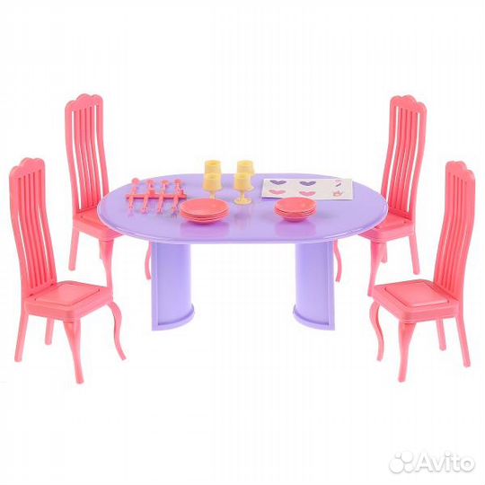 Набор мебели для столовой Принцесса Огонек С-1435
