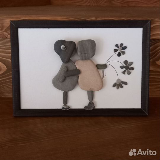 Картины,сувениры из морской гальки. Ручная работа