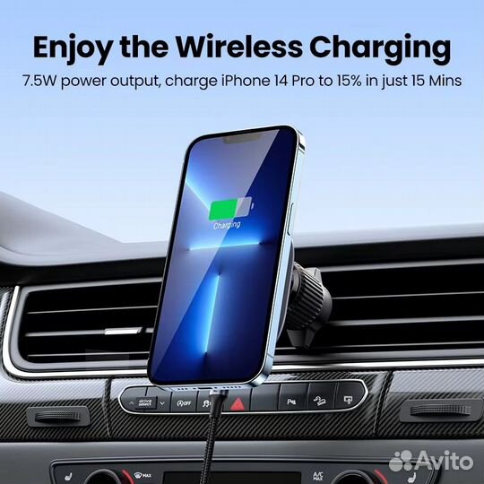 Автомобильный держатель ugreen с функцией зарядног