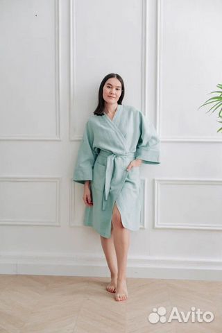 Халат льняной