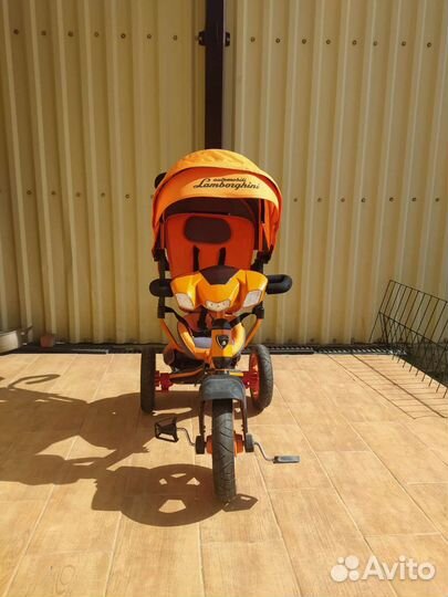 Детский трехколесный велосипед lamborghini