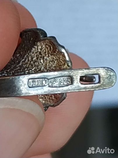 Серьги лилии 925 серебро СССР 2хю