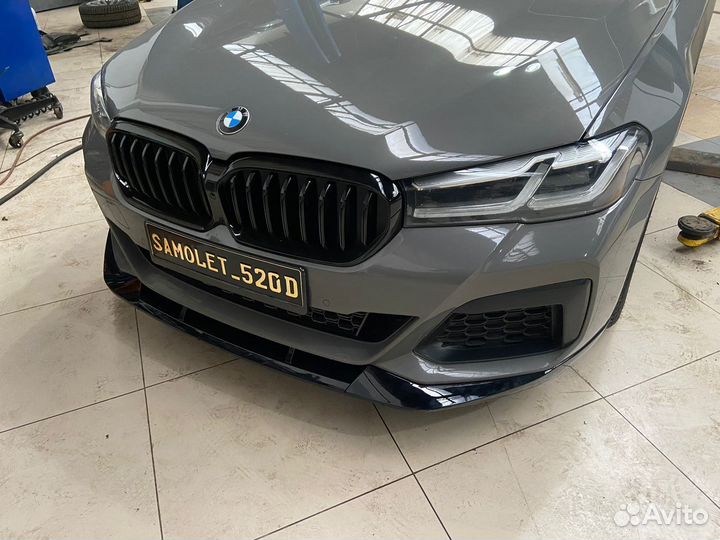 BMW G30 Сплиттер (губа) М перфоманс рестайлинг