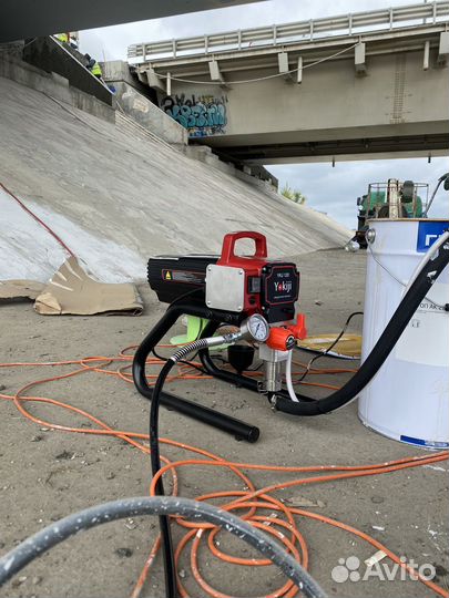 Безвоздушный окрасочный аппарат аренда