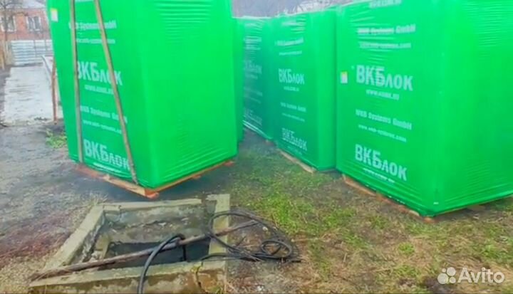 Газоблоки от произоводителя. Объём