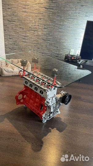 Столик из блока двигателя
