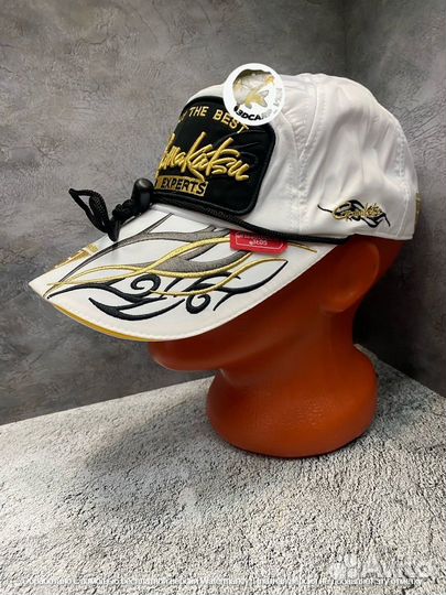 Кепка Gamakatsu белая Рыболовная