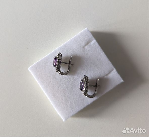 Серебряные серьги