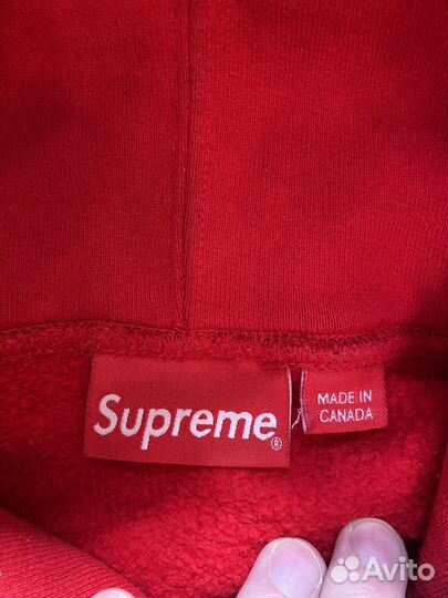 Supreme bling box logo худи