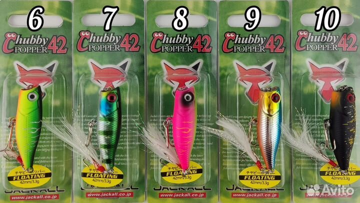 Поппер Jackall Chubby popper 42