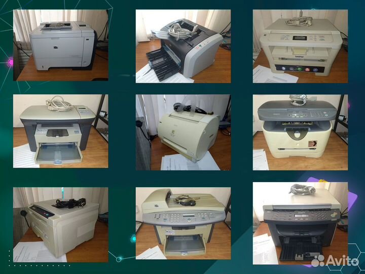 Продам много заправленных лазерных мфу и принтеров