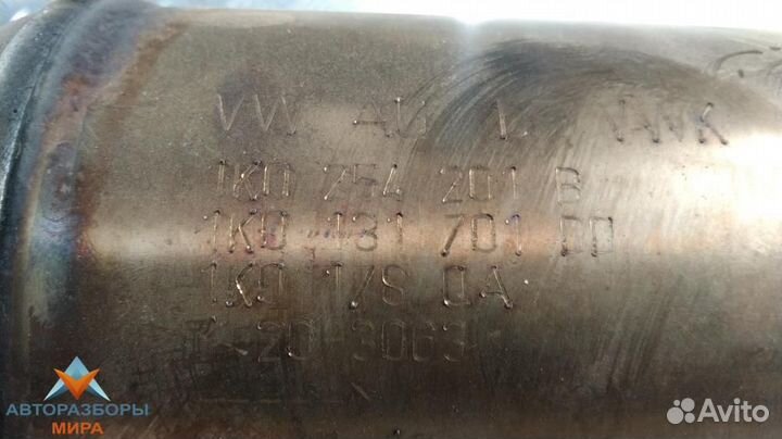 Катализатор Volkswagen Golf 5 2009 1K0131701DD