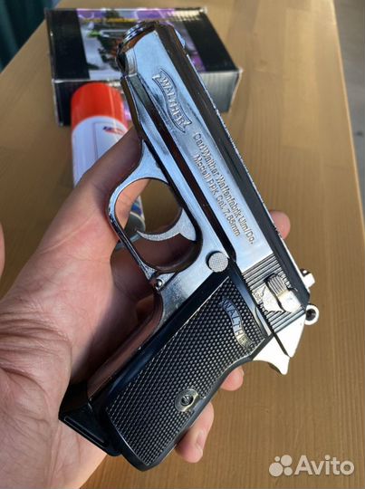 Пистолет зажигалка Вальтер с газовым баллоном