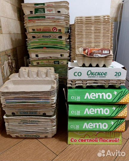 Упаковки от яиц