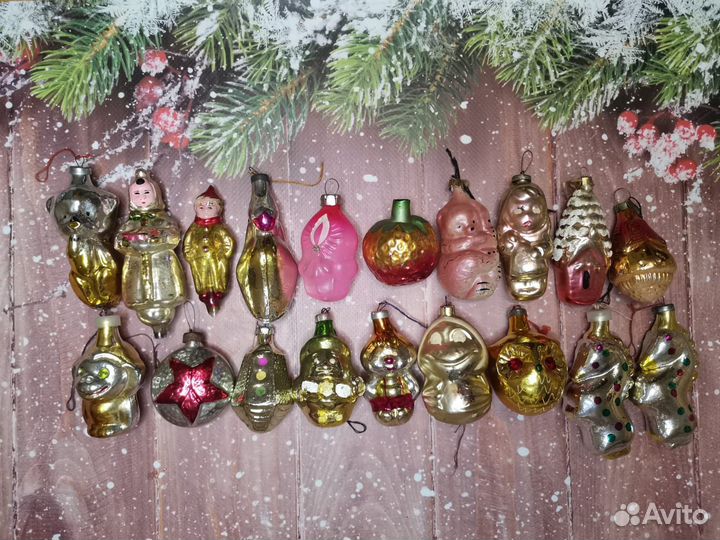 Елочные игрушки СССР