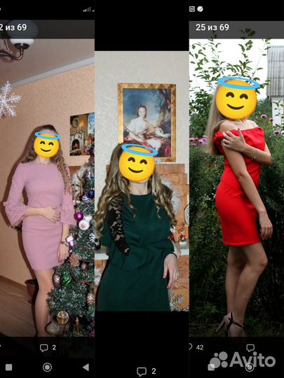 Платье женское 44 (3 платья)