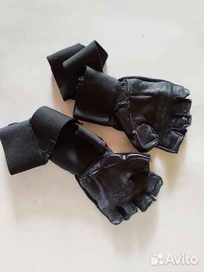 Женские кожаные перчатки для фитнеса