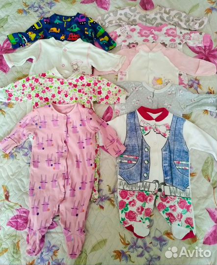 Пакет вещей для девочки от 0-6 месяцев