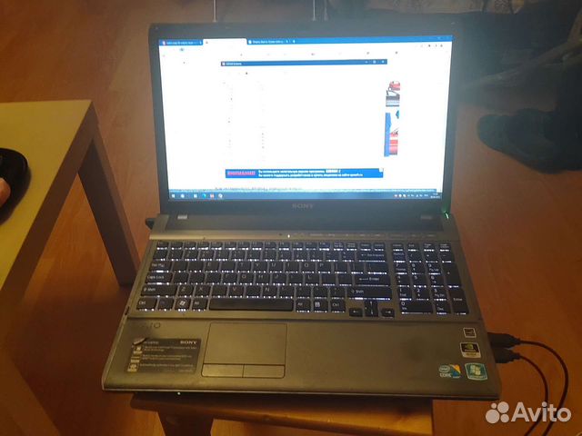 Ноутбук sony vaio i7