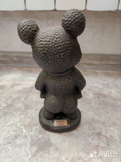 Олимпийский мишка,медведь ссср,металл