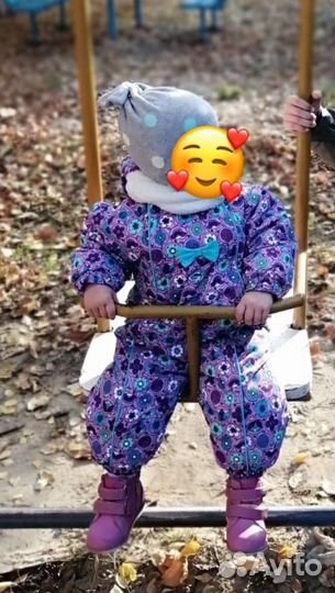 Осенний весенний комбинезон для девочки