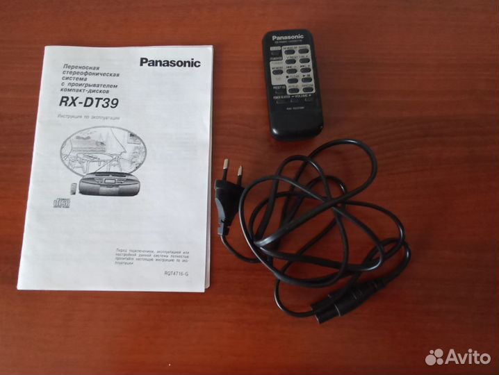 Магнитола panasonic rx dt39