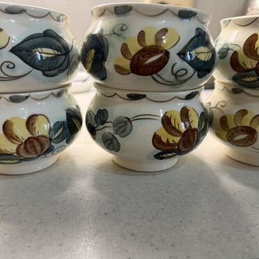 Набор компотница(крюшонница) со стаканами