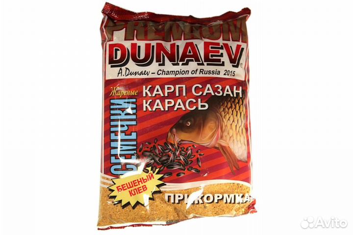 Прикормка dunaev premium Карп,Сазан Жареные семечк