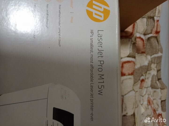 Принтер лазерный чб новый hp laserjet pro m15w