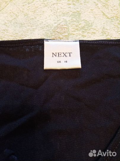 Топ сетка чёрный Next р.48