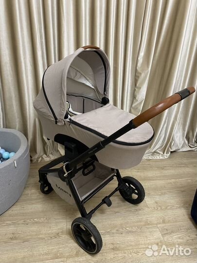 Коляска детская 2 в 1 Moon Resea Kombi бежевая