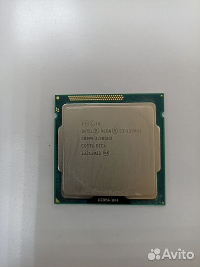 Процессор intel xeon e3-1270 v2