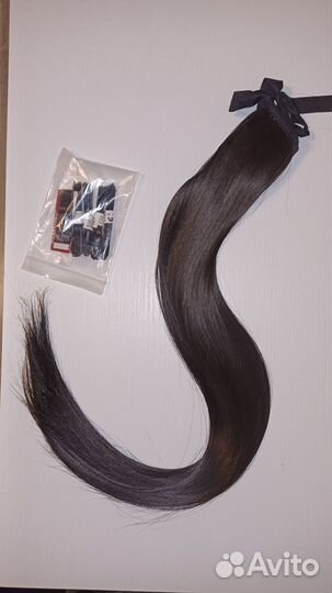 Новый накладной хвост на ленте, 65 см