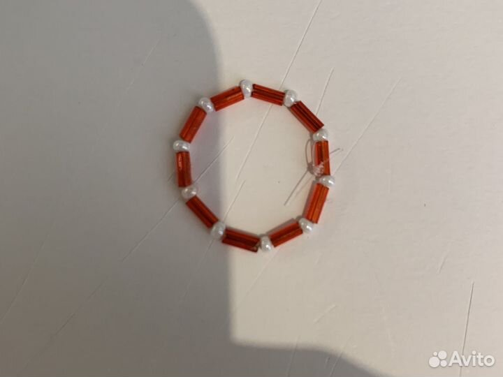 Кольцо из бисера