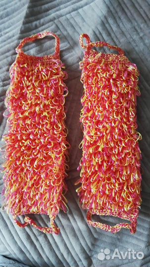 Мочалки ручной вязки