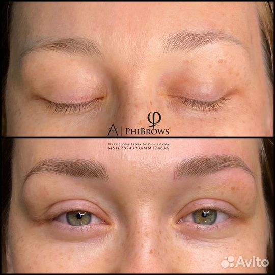 Микроблейдинг бровей Ламинирование ресниц