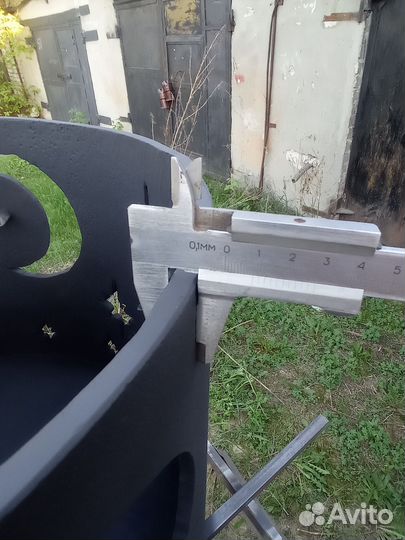 Костровая чаша с грилем, очаг