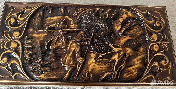 Нарды резные ручной работы