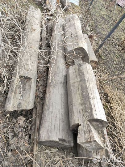 Сруб бревна остатки