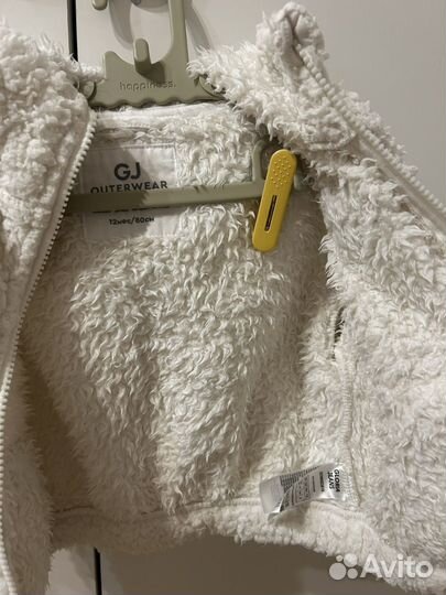 Куртка-толстовка для девочки 74-80