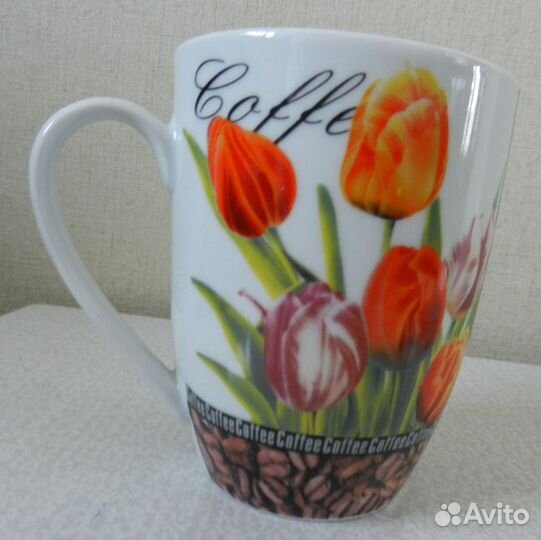 Кружка весенняя в коробке 320 мл для кофе Китай