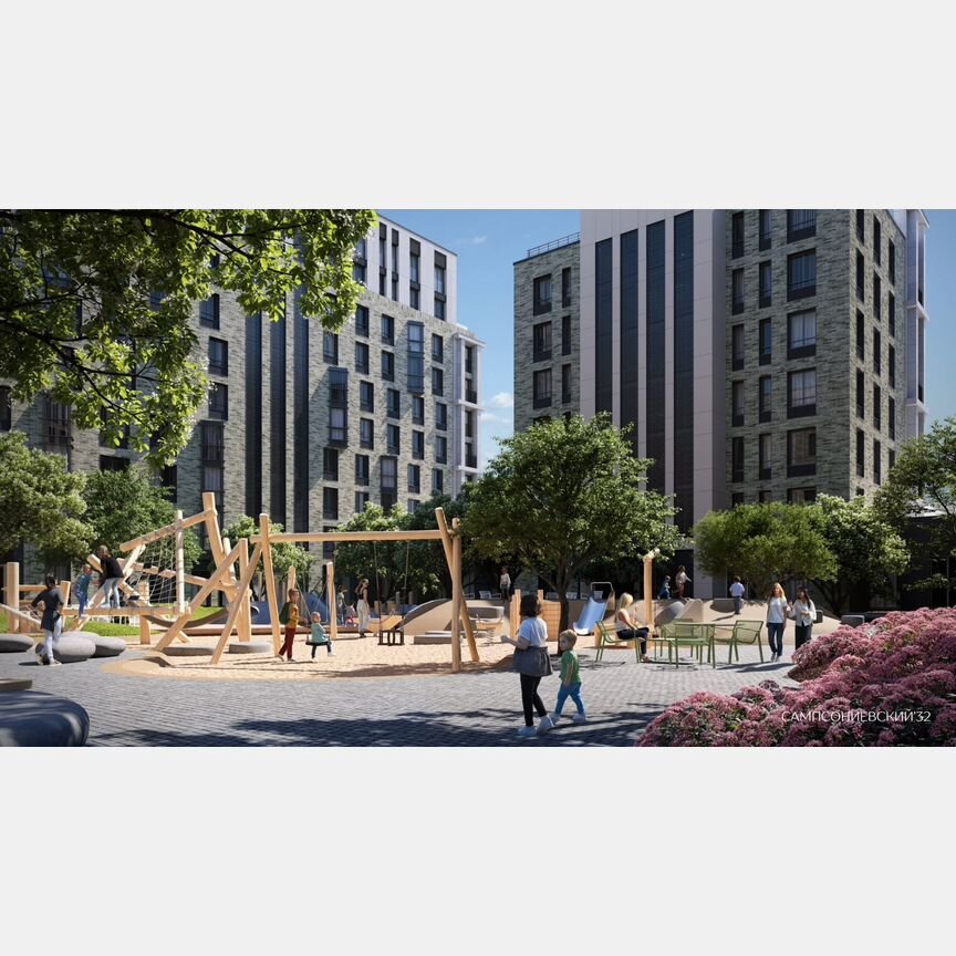 2-к. квартира, 65,3 м², 4/10 эт.