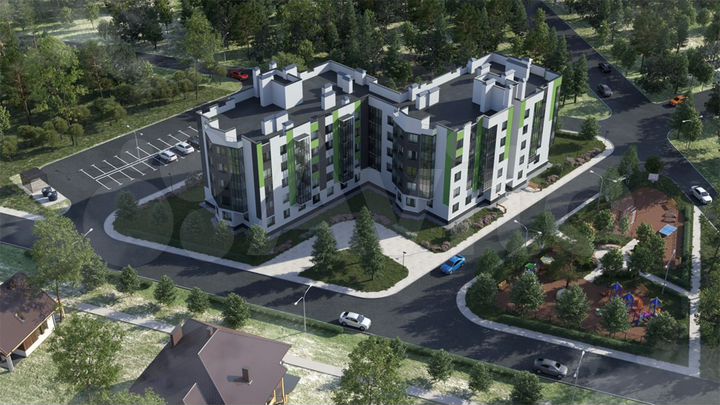 1-к. квартира, 40,6 м², 4/5 эт.